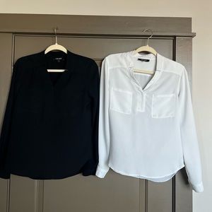 2 Small Long Sleeve Nine West Blouses